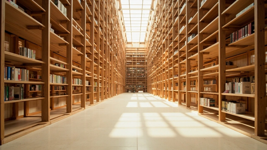 Kitakanto Civic Library — main reading hall under clerestory daylight.